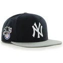 cepur-plakana-tumsi-zils-snapback-no-new-york-yankees-mlb-no-47-brand