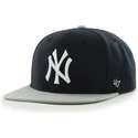 cepur-plakana-tumsi-zils-snapback-no-new-york-yankees-mlb-no-47-brand