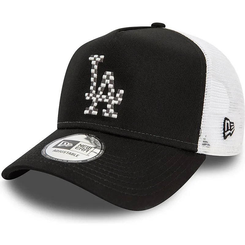 cepur-izliekta-soferis-melns-snapback-a-frame-seasonal-infill-no-los-angeles-dodgers-mlb-no-new-era