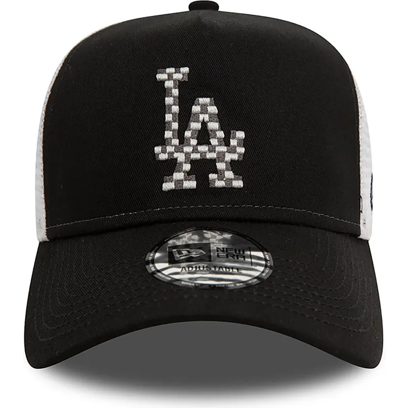 cepur-izliekta-soferis-melns-snapback-a-frame-seasonal-infill-no-los-angeles-dodgers-mlb-no-new-era