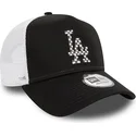 cepur-izliekta-truckeris-melns-snapback-a-frame-seasonal-infill-no-los-angeles-dodgers-mlb-no-new-era