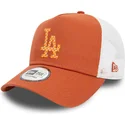 cepur-izliekta-truckeris-bruns-snapback-a-frame-seasonal-infill-no-los-angeles-dodgers-mlb-no-new-era