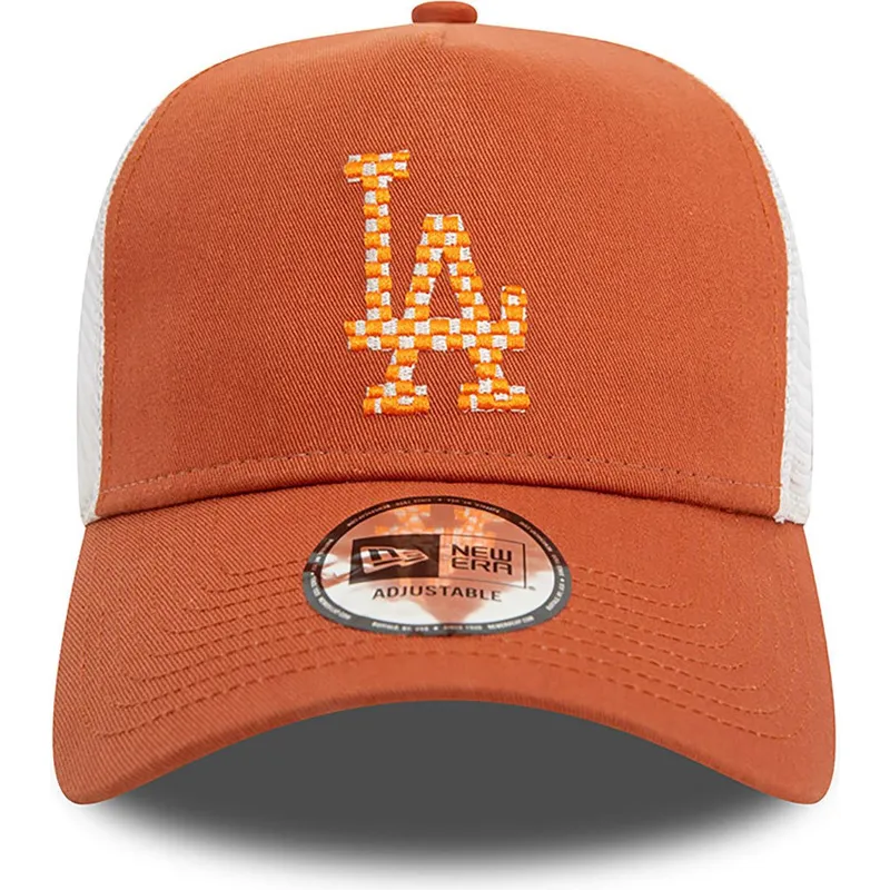 cepur-izliekta-truckeris-bruns-snapback-a-frame-seasonal-infill-no-los-angeles-dodgers-mlb-no-new-era