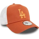 cepur-izliekta-truckeris-bruns-snapback-a-frame-seasonal-infill-no-los-angeles-dodgers-mlb-no-new-era