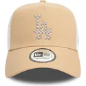 cepur-izliekta-truckeris-bruns-snapback-a-frame-seasonal-infill-no-los-angeles-dodgers-mlb-no-new-era