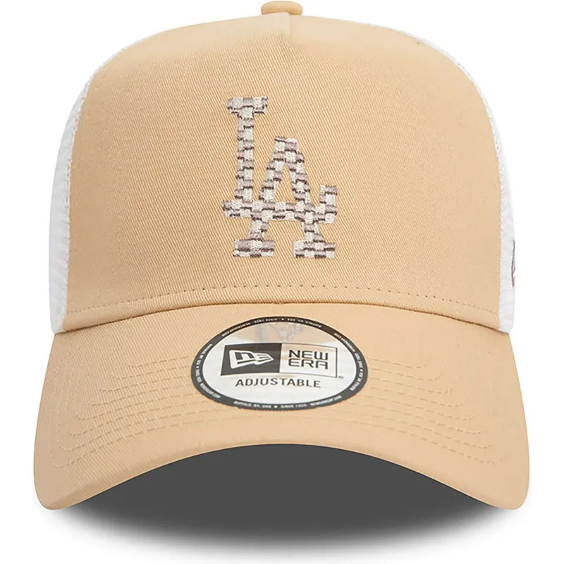 cepur-izliekta-truckeris-bruns-snapback-a-frame-seasonal-infill-no-los-angeles-dodgers-mlb-no-new-era