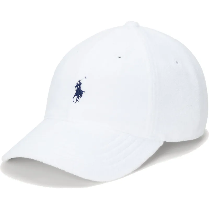 cepur-izliekta-balts-regulejams-cotton-terry-classic-sport-no-polo-ralph-lauren