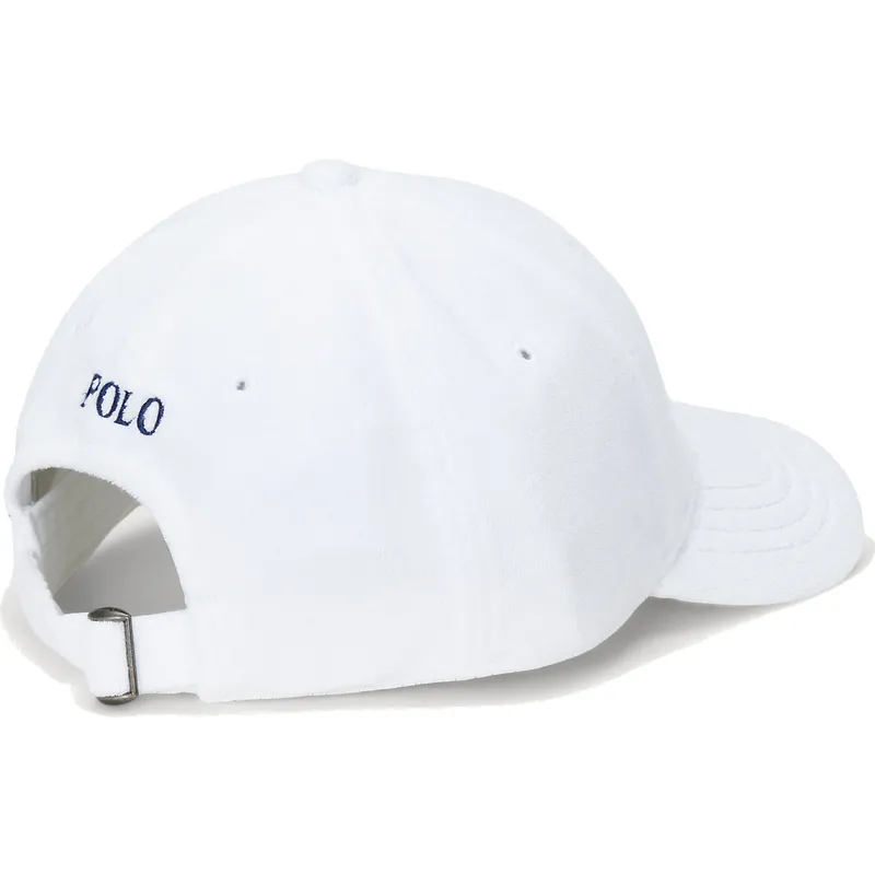 cepur-izliekta-balts-regulejams-cotton-terry-classic-sport-no-polo-ralph-lauren