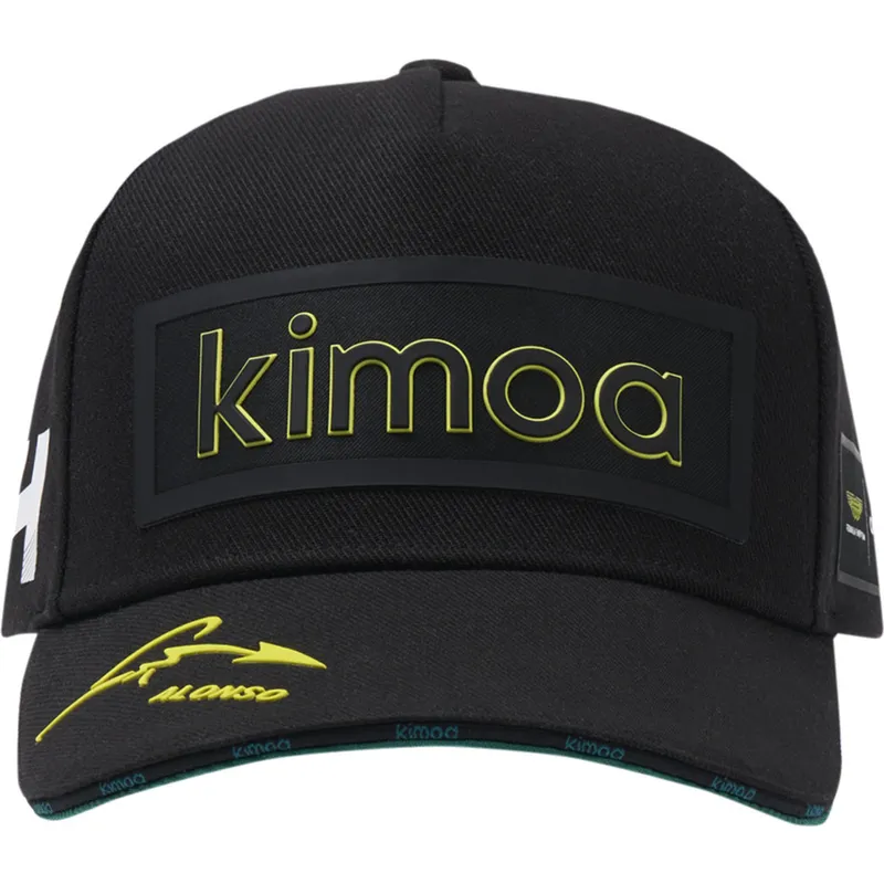 cepur-izliekta-melns-regulejams-patch-aston-martin-f1-team-x-kimoa-no-aston-martin-formula-1-no-kimoa