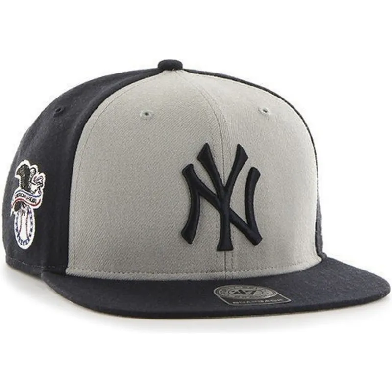 cepur-plakana-tumsi-zils-snapback-no-new-york-yankees-mlb-no-47-brand