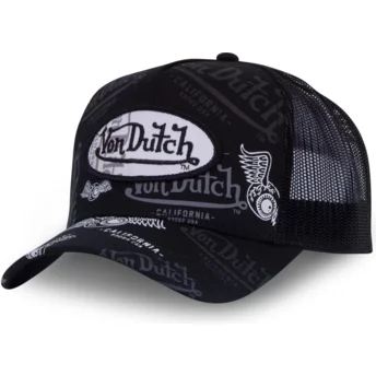 Czarna czapka trucker LE GRE od Von Dutch