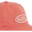 gorra-curva-rosa-ajustable-log-pnk-de-von-dutch