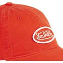 gorra-curva-naranja-ajustable-log-ora-de-von-dutch