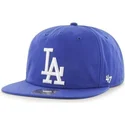 47-brand-los-angeles-dodgers-mlb-blaue-snapback-kappe-mit-flachem-schirm