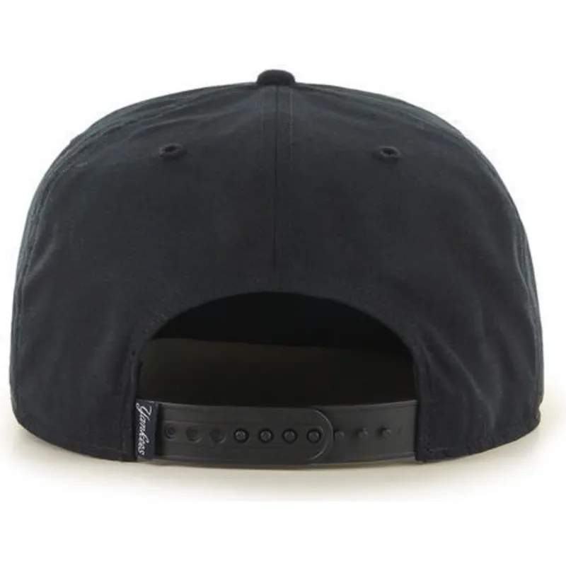 cepur-plakana-melns-snapback-no-new-york-yankees-mlb-no-47-brand
