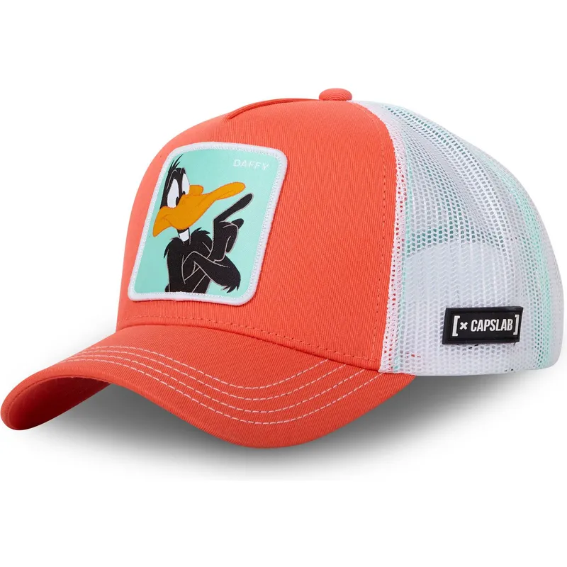 cepur-izliekta-truckeris-oranzs-snapback-daf-ct-duffy-duck-looney-tunes-no-capslab