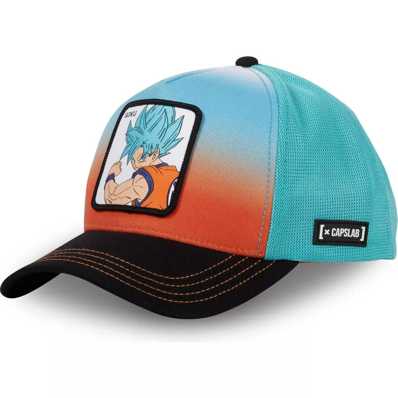capslab-son-goku-super-saiyan-blue-blu-dragon-ball-multicolor-trucker-hat