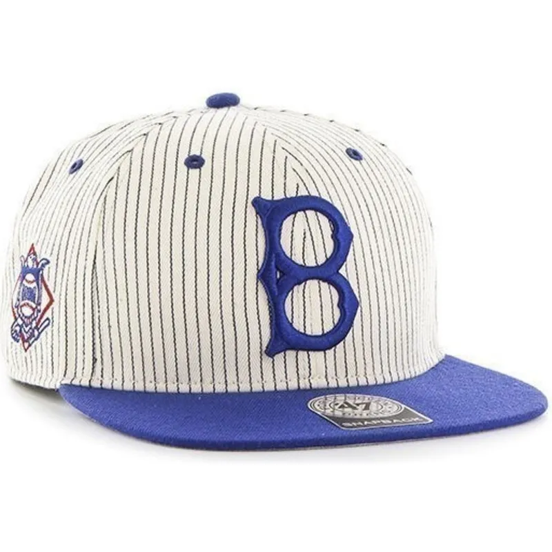 cap-plakana-white-snapback-rayas-no-los-angeles-dodgers-mlb-no-47-brand