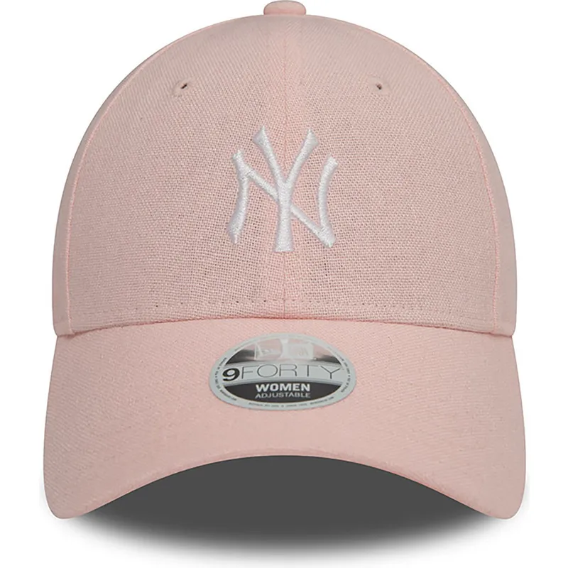 cap-izliekta-pink-adjustable-strap-9forty-linen-no-new-york-yankees-mlb-no-new-era cap-izliekta-pink-adjustable-strap-9forty-linen-no-new-york-yankees-mlb-no-new-era