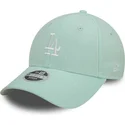 cepur-izliekta-zals-regulejams-9forty-linen-no-los-angeles-dodgers-mlb-no-new-era