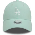 cepur-izliekta-zals-regulejams-9forty-linen-no-los-angeles-dodgers-mlb-no-new-era