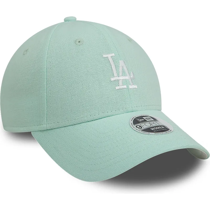 cepur-izliekta-zals-regulejams-9forty-linen-no-los-angeles-dodgers-mlb-no-new-era