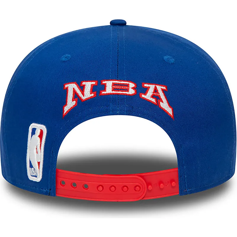 blaue-flache-snapback-kappe-9fifty-nba-logo-von-new-era