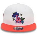 cepur-plakana-sarkans-snapback-9fifty-floral-no-los-angeles-dodgers-mlb-no-new-era