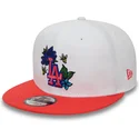 cepur-plakana-sarkans-snapback-9fifty-floral-no-los-angeles-dodgers-mlb-no-new-era
