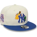cepur-plakana-zils-snapback-9fifty-floral-no-new-york-yankees-mlb-no-new-era