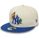 cepur-plakana-zils-snapback-9fifty-floral-no-new-york-yankees-mlb-no-new-era