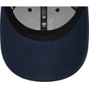 cap-izliekta-navy-blue-adjustable-strap-9forty-linen-no-los-angeles-dodgers-mlb-no-new-era