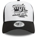 cepur-izliekta-truckeris-melns-snapback-a-frame-graphic-no-hot-dog-new-york-no-new-era