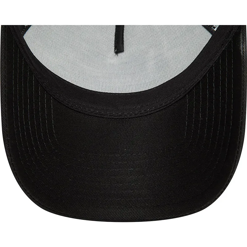 cepur-izliekta-truckeris-melns-snapback-a-frame-graphic-no-hot-dog-new-york-no-new-era