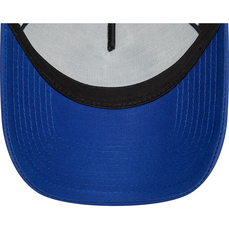 cepur-izliekta-truckeris-zils-snapback-a-frame-frame-graphic-no-ice-cream-los-angeles-no-new-era