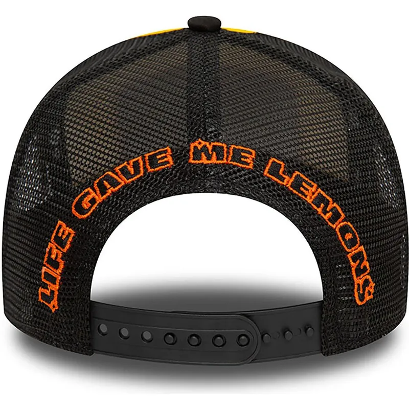 cepur-izliekta-truckeris-dzeltens-snapback-lemon-stand-life-gave-me-lemons-a-frame-patch-no-new-era