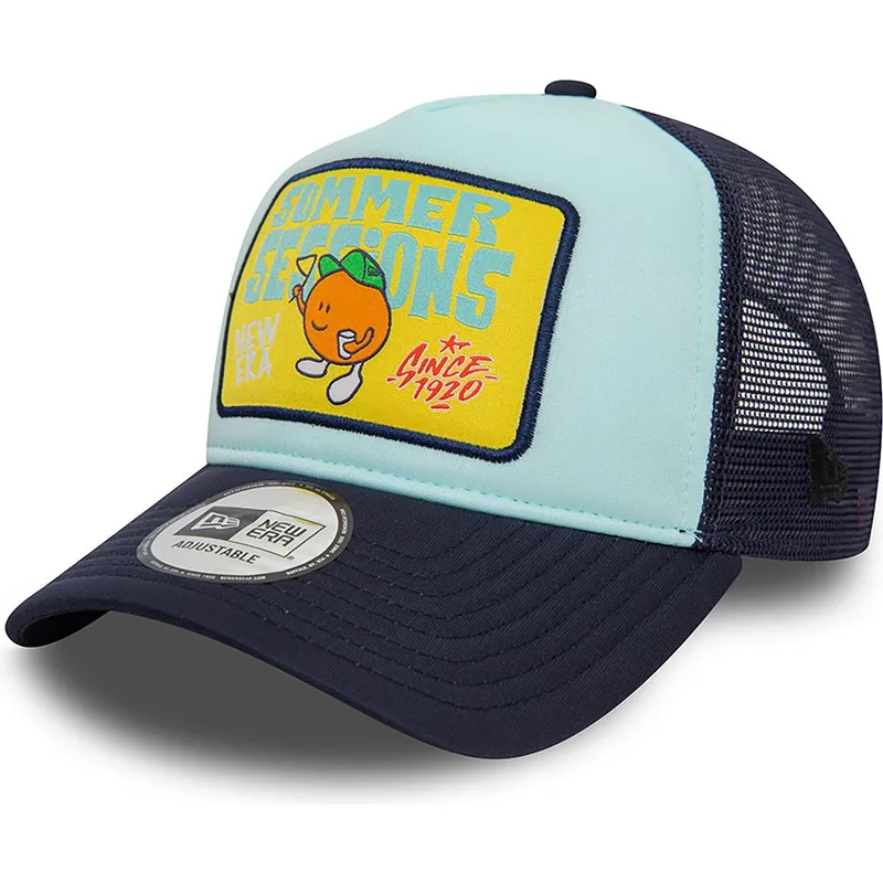 cepur-izliekta-truckeris-zils-snapback-summer-sessions-a-frame-patch-no-new-era