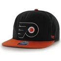 cepur-plakana-melns-snapback-no-philadelphia-flyers-nhl-no-47-brand