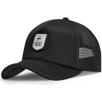 Cap izliekta black snapback no Oblack