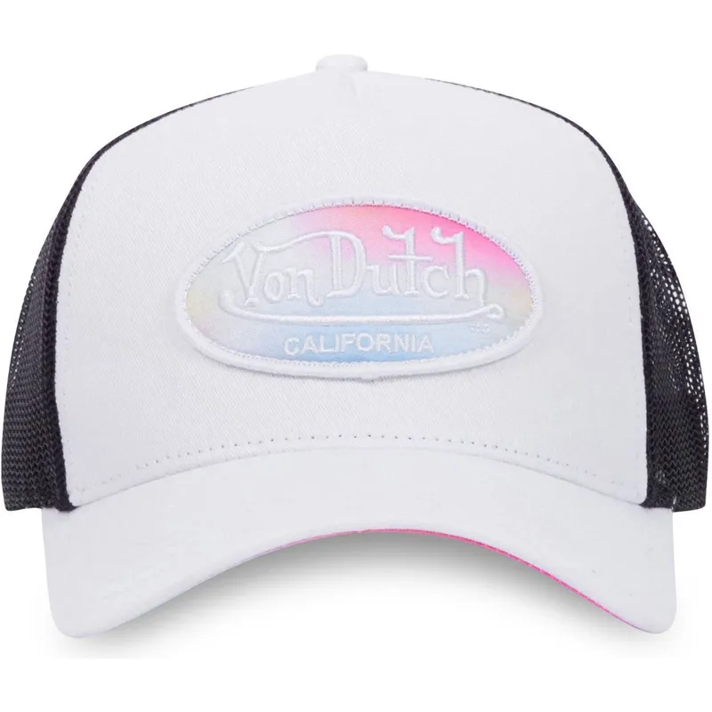 cepur-izliekta-truckeris-balts-snapback-pastel-whi-no-von-dutch