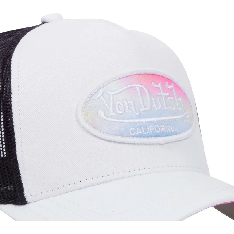 cepur-izliekta-truckeris-balts-snapback-pastel-whi-no-von-dutch