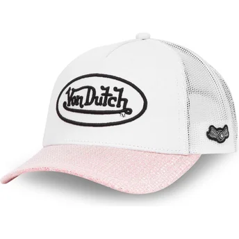 Cepur izliekta truckeris balts snapback SHINY P no Von Dutch
