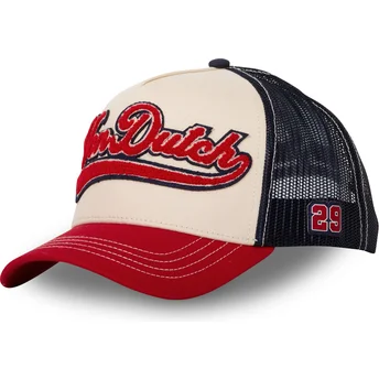 Gorra Trucker Beige, Marineblau und Rot BAS von Von Dutch
