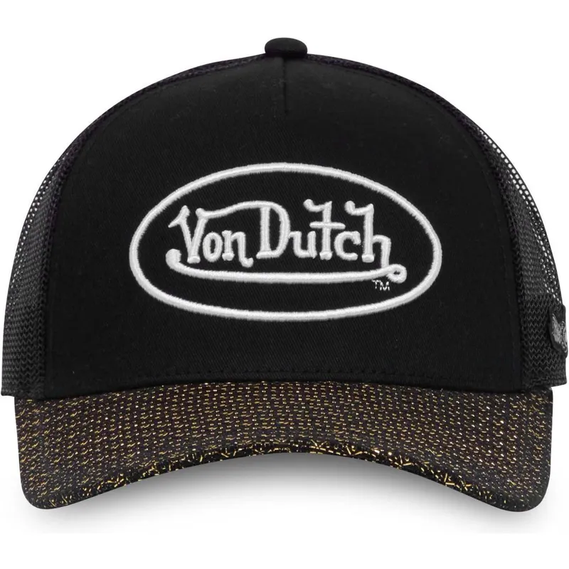 cepur-izliekta-soferis-melns-snapback-shiny-nr-no-von-dutch