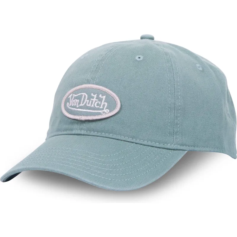 hellblaue-verstellbare-curved-cap-log-lgr-von-von-dutch