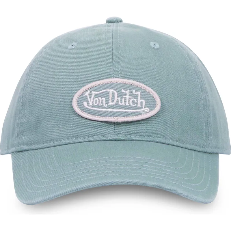 hellblaue-verstellbare-curved-cap-log-lgr-von-von-dutch