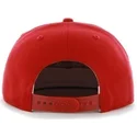rote-snapback-kappe-mit-flachem-schirm-der-chicago-blackhawks-nhl-sure-shot-von-47-brand