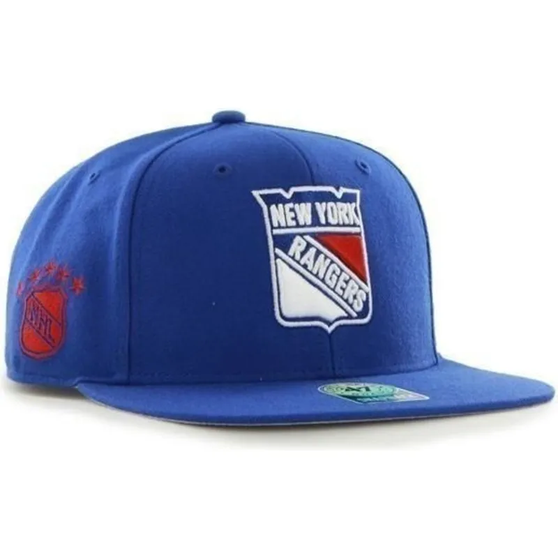cap-plakana-blue-snapback-no-new-york-rangers-nhl-no-47-brand