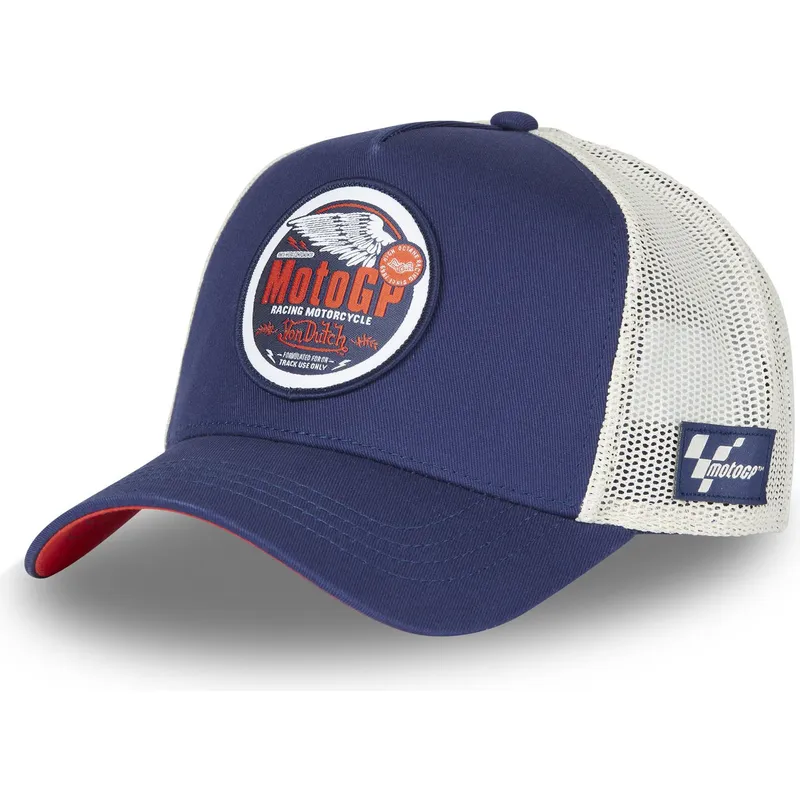 cepur-izliekta-truckeris-zils-snapback-moto-gp1-no-von-dutch