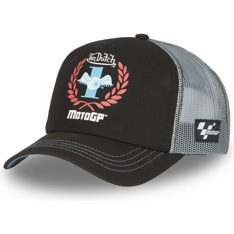 cepur-izliekta-truckeris-melns-snapback-moto-gp4-no-motogp-no-von-dutch